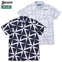 スリクソン 松山プロ共同開発 ウインドミルプリントシャツ RGMXJA01 メンズ SRIXON 2024春夏モデル 日本正規品