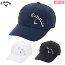 キャロウェイ Callaway グリッターロゴキャップ C24291203 レディース 帽子 CAP 2024秋冬モデル 日本正規品