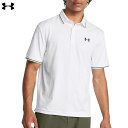 アンダーアーマー UAプレーオフ3.0 リブ ポロ 1388156 メンズ UNDER ARMOUR ゴルフウェア 2024秋冬モデル 日本正規品