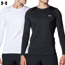 アンダーアーマー UAコールドギア フィッティド ロングスリーブ クルーネック シャツ 1381819 メンズ UNDER ARMOUR 2024秋冬モデル 日本正規品 ゴルフウェア