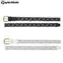 テーラーメイド CL メッシュベルト TL349 メンズ ゴルフ ウェア BELT 2024秋冬モデル TaylorMade 日本正規品