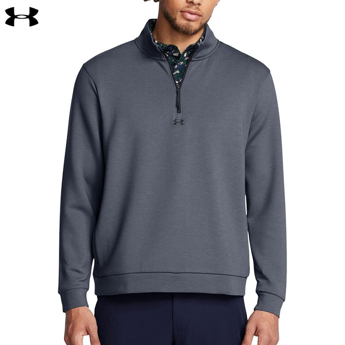 アンダーアーマー UAドライブ ミッドレイヤー プルオーバー 1387124 メンズ UNDER ARMOUR 2024秋冬モデル 日本正規品 ゴルフウェア