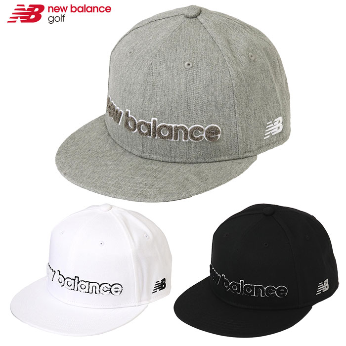 ニューバランス ツイル フラットブリムキャップ 012-4287011 メンズ 帽子 ゴルフ new balance 2024秋冬モデル 日本正規品