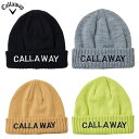 キャロウェイ ビーニー C24291127 メンズ Callaway ゴルフキャップ 帽子 2024秋冬モデル 日本正規品