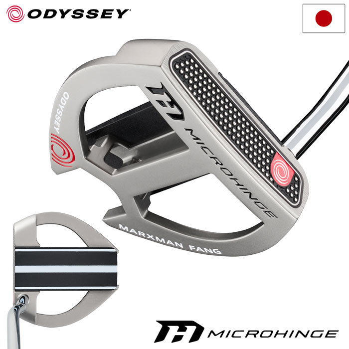 オデッセイ MICROHINGE MARXMAN FANG マイクロヒンジ パター メンズ 右用 スチールシャフト 33インチ 34インチ 2024年モデル ODYSSEY 日本正規品 日本モデル ゴルフクラブ