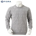 フィドラ JQロゴニット FD5STJ08 メンズ ゴルフウェア FIDRA 2024秋冬モデル 日本正規品