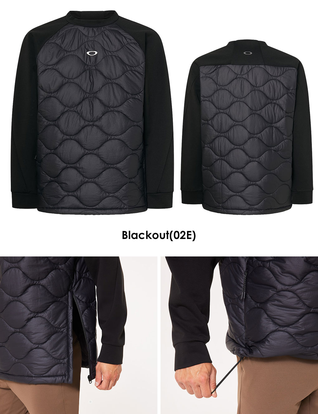 オークリー ゴルフウェア Enhance Fusion Fleece Crew 1.0 メンズ FOA406940 アウター ゴルフウェア 2024秋冬モデル OAKLEY 日本正規品