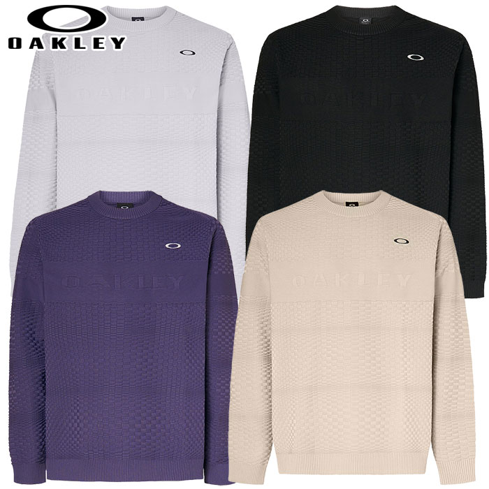 オークリー ゴルフウェア Logo Jq Sweater メンズ FOA406967 セーター ニット ゴルフウェア 2024秋冬モデル OAKLEY 日本正規...