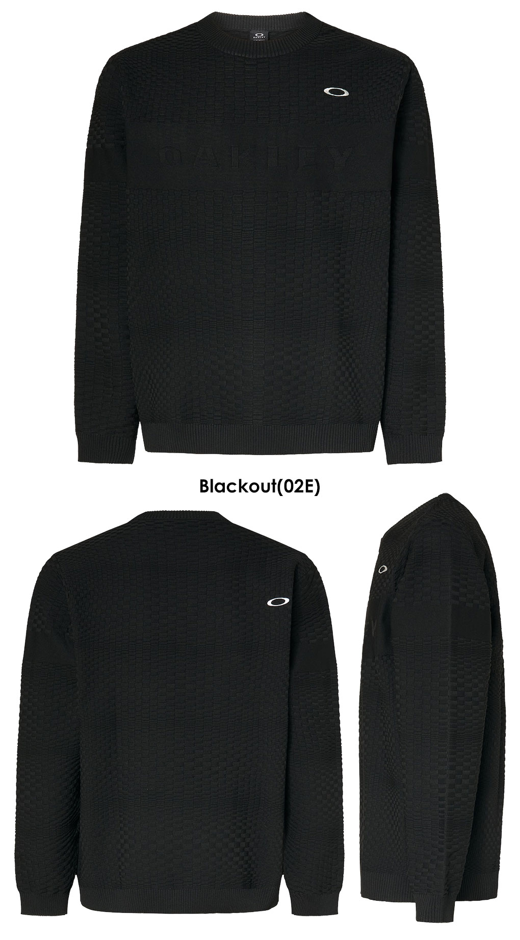 オークリー ゴルフウェア Logo Jq Sweater メンズ FOA406967 セーター ニット ゴルフウェア 2024秋冬モデル OAKLEY 日本正規品