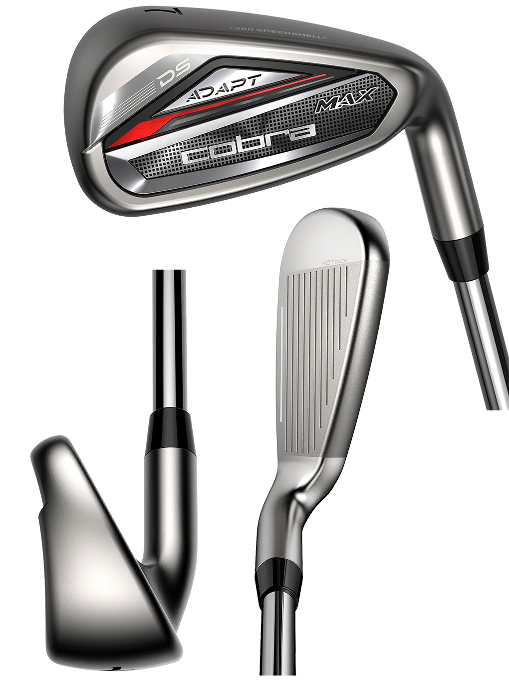 コブラ 2025 DS-ADAPT MAX Irons アイアン 5本セット(6-9,PW) メンズ 右用 KBS Tour Lite スチールシャフト装着 USA直輸入品 ゴルフクラブ