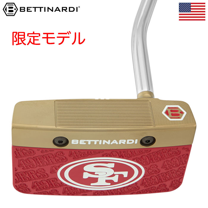 【限定モデル】ベティナルディ San Francisco 49ers INOVAI 10.0 RC Putter パター メンズ 右用 34インチ USA直輸入...