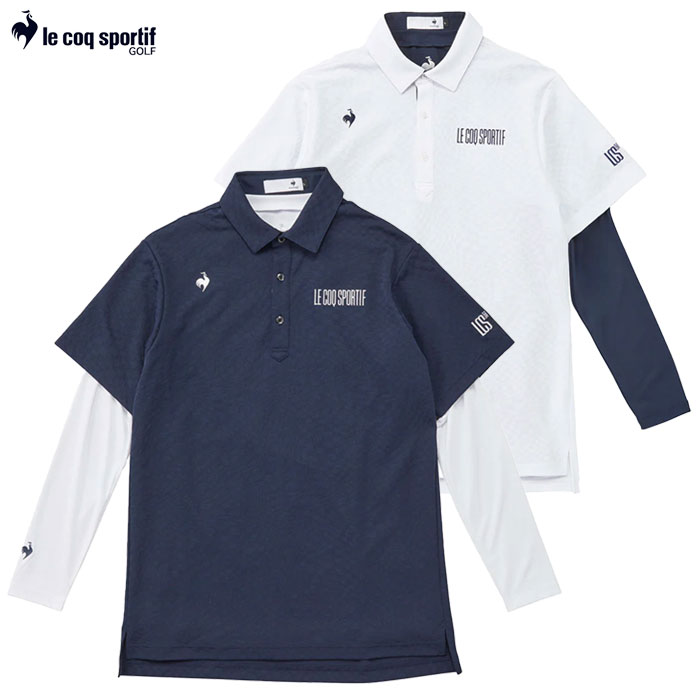 ルコックスポルティフ インナーセット2WAYシャツ LG5STZ01M メンズ ゴルフウェア ゴルフ le coq sportif golf 2025春夏モデル...