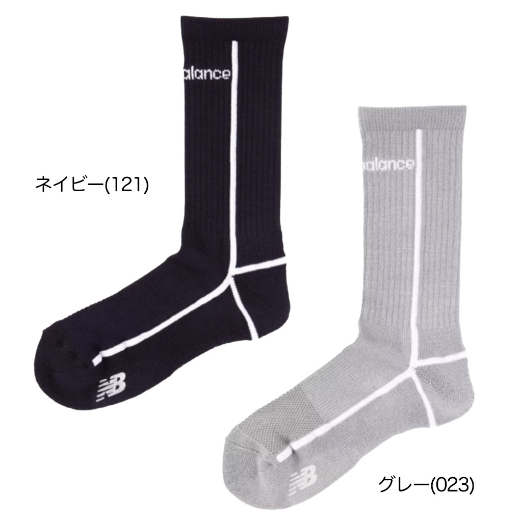 ニューバランス ミドルソックス 012-4286003 メンズ 靴下 ゴルフ new balance 2024秋冬モデル 日本正規品