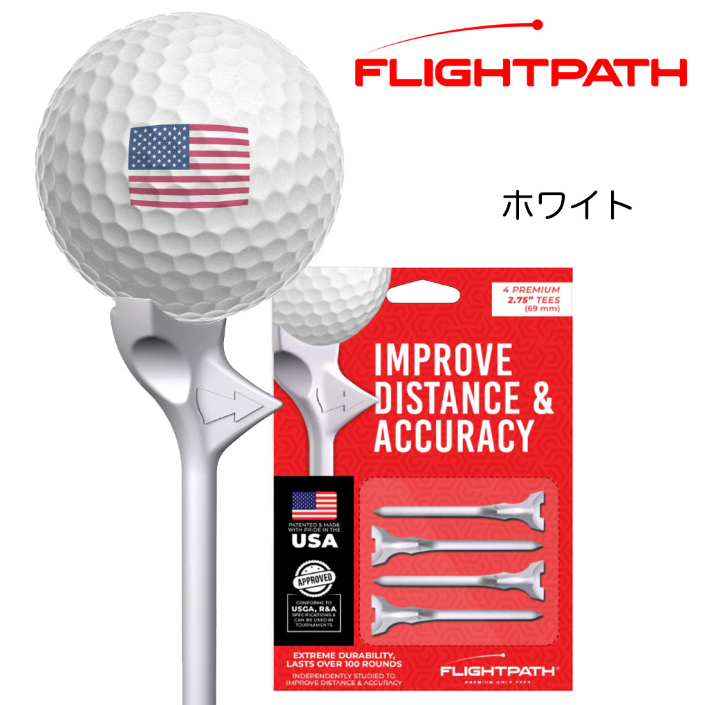 【ゴルフ祭 エントリーでポイント3倍】フライトパス FlightPath Golf Tees ティー ...