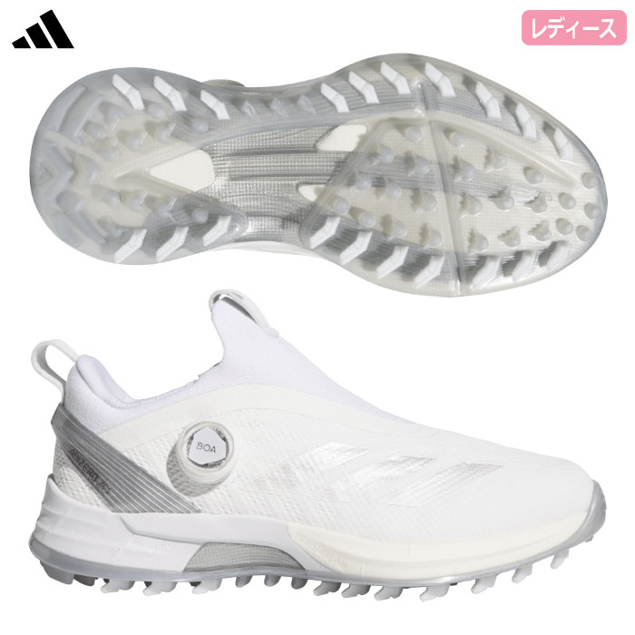 アディダス スパイクレスシューズ ウィメンズ アディゼロ ゼッドジー 25 ボア NLK62 レディース ゴルフシューズ 靴 2025年モデル adidas 日...
