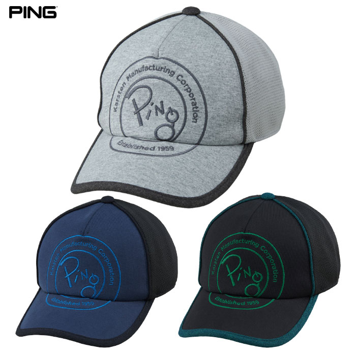 PING ピン HW-U2511 ウィンターメッシュキャップ メンズ ゴルフ 帽子 2025秋冬モデル 日本正規品