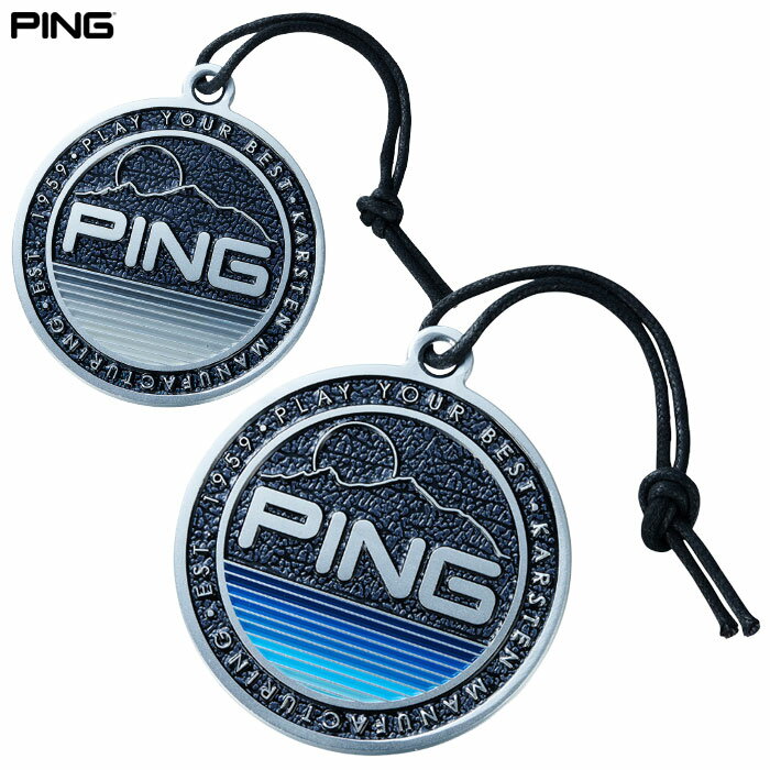 PING ピン AC-N2502 メタルネームプレート ゴルフ 名札 2025年モデル 日本正規品