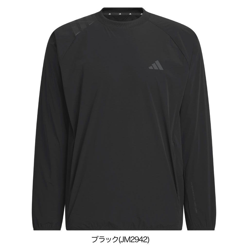 アディダス 撥水 スリーストライプス プルオーバーウィンド JVU99 メンズ ゴルフウェア ゴルフ 2025秋冬モデル adidas 日本正規品