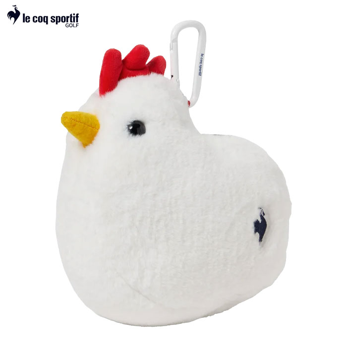 ルコックスポルティフ ボア素材ボールホルダー 5個用 LG5FBZ03L ゴルフ le coq sportif golf 2025年モデル 日本正規品