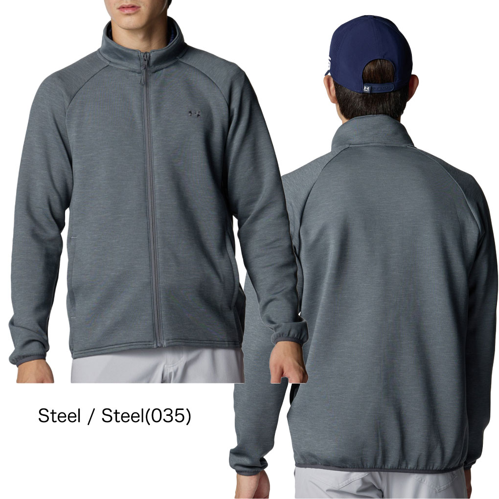 アンダーアーマー UAドライブ ミッドレイヤー フルジップ ジャケット 6007929 メンズ ゴルフウェア ゴルフ UNDER ARMOUR 2025秋冬モデル 日本正規品