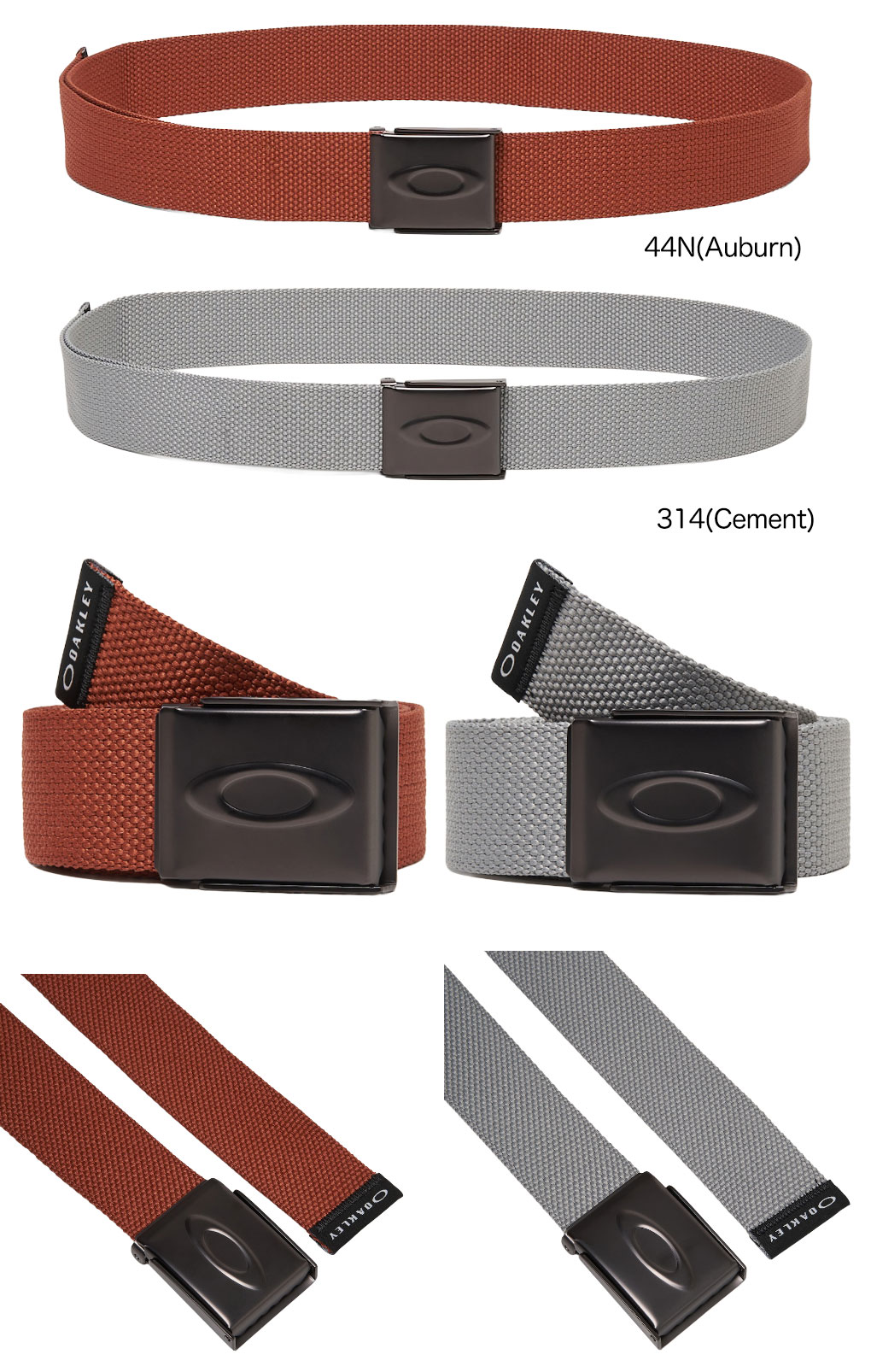 オークリー OAKLEY メンズ ベルト 96185 Ellipse Web Belt ゴルフウェア 2025年モデル 日本正規品