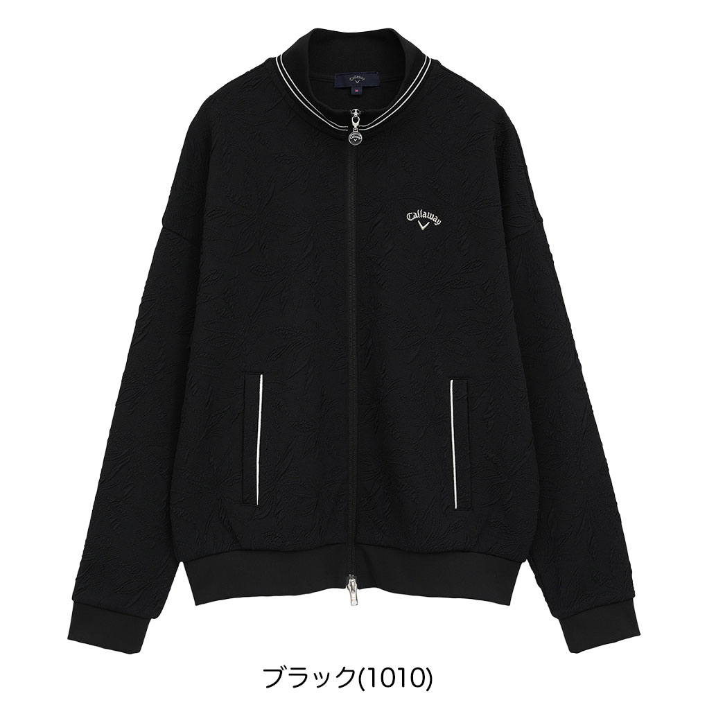 キャロウェイ フラワージャカードフルジップスウェット C25217203 レディース Callaway ゴルフウェア 2025秋冬モデル 日本正規品