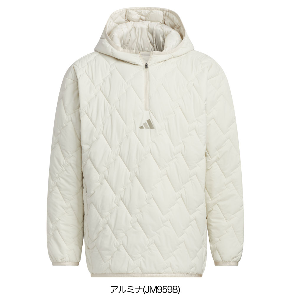 アディダス ビヨンド ザ コース キルト ハーフジップ フーディージャケット JUW86 メンズ ゴルフウェア ゴルフ 2025秋冬モデル adidas 日本正規品