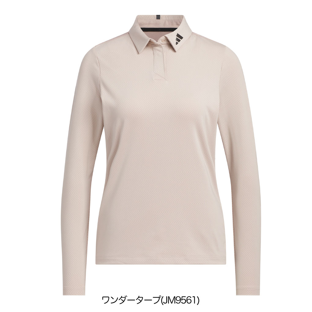 アディダス アディゼロ ジャガード 長袖シャツ JWJ92 レディース ゴルフウェア ゴルフ 2025秋冬モデル adidas 日本正規品