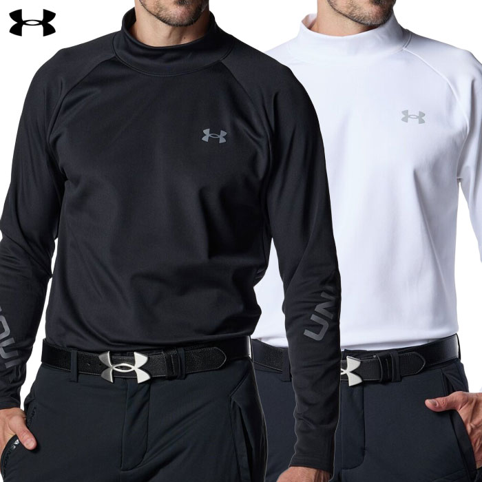 アンダーアーマー UAドライブ コールドウェザー プロ ロングスリーブ モックネック シャツ 6007930 メンズ UNDERARMOUR 2025秋冬モデル ゴルフウェア 日本正規品