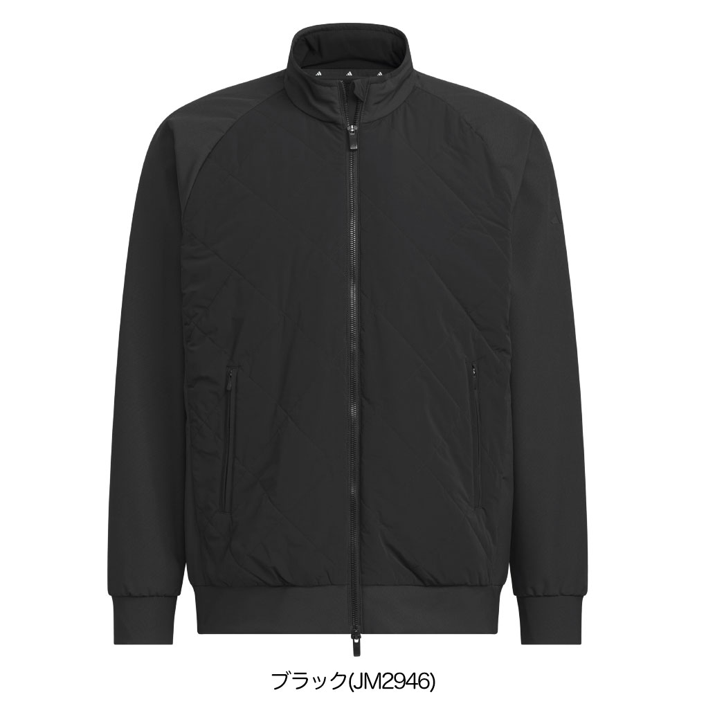 アディダス COLD .RDY 保温 キルトコンビネーション フルジップジャケット JVU97 メンズ ゴルフウェア ゴルフ 2025秋冬モデル adidas 日本正規品