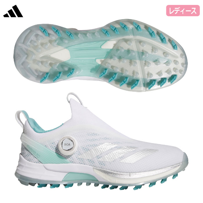アディダス ウィメンズ アディゼロ ゼッドジー 25 ボア NLK62 レディース スパイクレス ゴルフシューズ 2025年モデル adidas 日本正規品