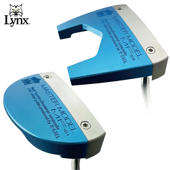 Lynx リンクス マスターモデル MF 長尺 パター MF-01 (マレット型) MF-02 (ツノ型) 46インチ ゴルフクラブ 日本正規品