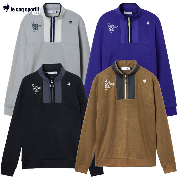 ルコックスポルティフ セーターライクスウェット LG5FSW01M メンズ ゴルフウェア ゴルフ le coq sportif golf 2025秋冬モデル 日...