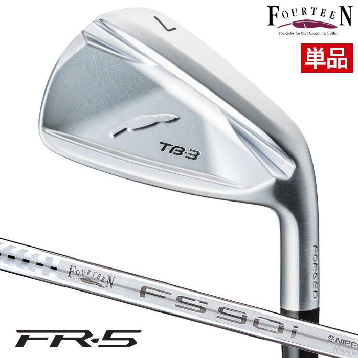 フォーティーン TB-3 FORGED アイアン 単品 (#6) メンズ 右用 FS-90i スチールシャフト 軟鉄鍛造 2025年モデル 日本正規品 FOURTEEN ゴルフクラブ