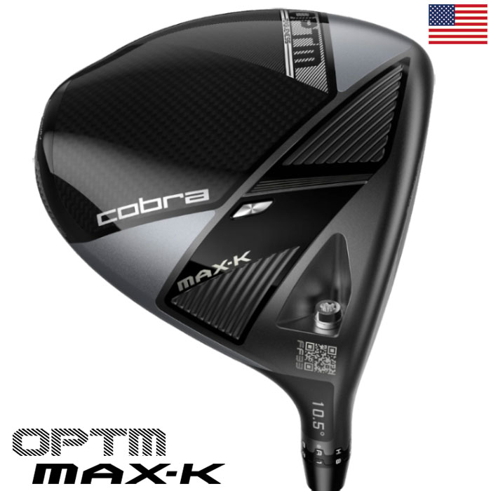 【1/28(水)入荷予定】コブラ 2026 OPTM MAX-K Driver ドライバー メンズ 右用 Kai'li Dark Waves Blue 60 / Kai'li Dark Waves Red 50 カーボン USA直輸入品 オプティム Cobra ゴルフクラブ 並行輸入