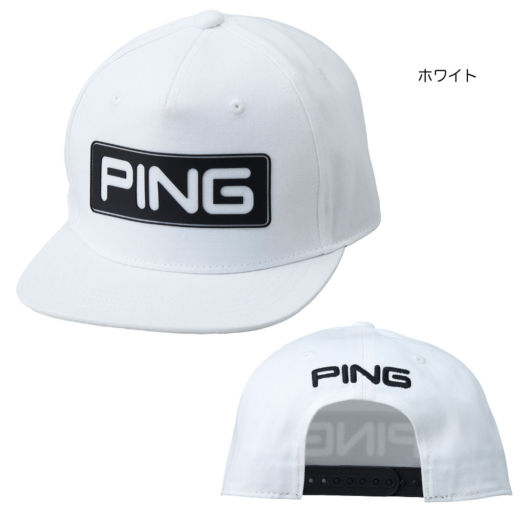 PING ピン HW-U2608 キャンディーバーフラットビルキャップ メンズ 帽子 ゴルフキャップ 2026春夏モデル 追加カラーモデル 日本正規品