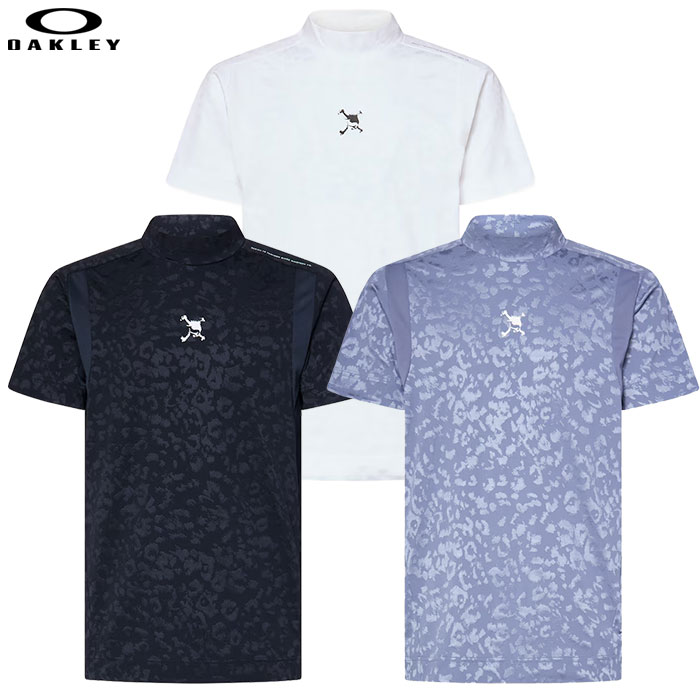 Shirts - オークリー OAKLEY Skull Spotted Jacquard Mock シャツ メンズ 半袖 FOA409088 ゴルフ 2026春夏モデル 日本正規品