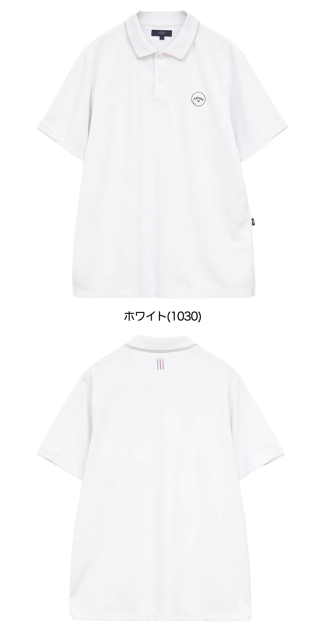 キャロウェイ -3℃裏クールボール刺繍半袖ポロシャツ C26134116 メンズ Callaway ゴルフウェア 2026春夏モデル 日本正規品