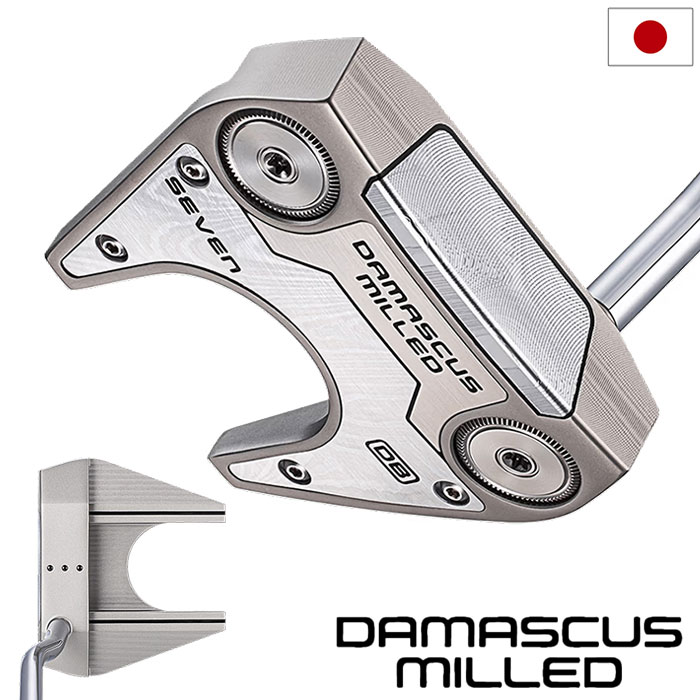 オデッセイ DAMASCUS MILLED SEVEN DB パター メンズ 右用 スチールシャフト 2026年モデル ODYSSEY 日本正規品 日本モデル ゴルフクラブ 5月15日発売