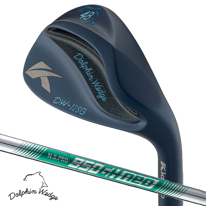 Rakuten - 【ゴルフ祭 エントリーでポイント3倍】キャスコ DOLPHIN WEDGE DW-125G Midnight Blue ウェッジ セミグースネック メンズ 右用 スチールシャフト KASCO ゴルフクラブ 2026年モデル 日本正規品