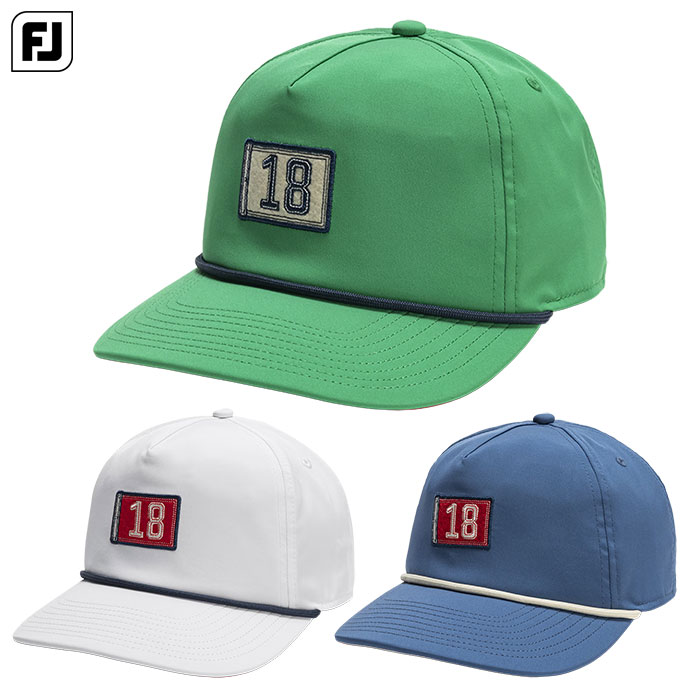 フットジョイ 5パネルロープキャップ メンズ ゴルフ 帽子 FOOTJOY 2026春夏モデル 日本正規品