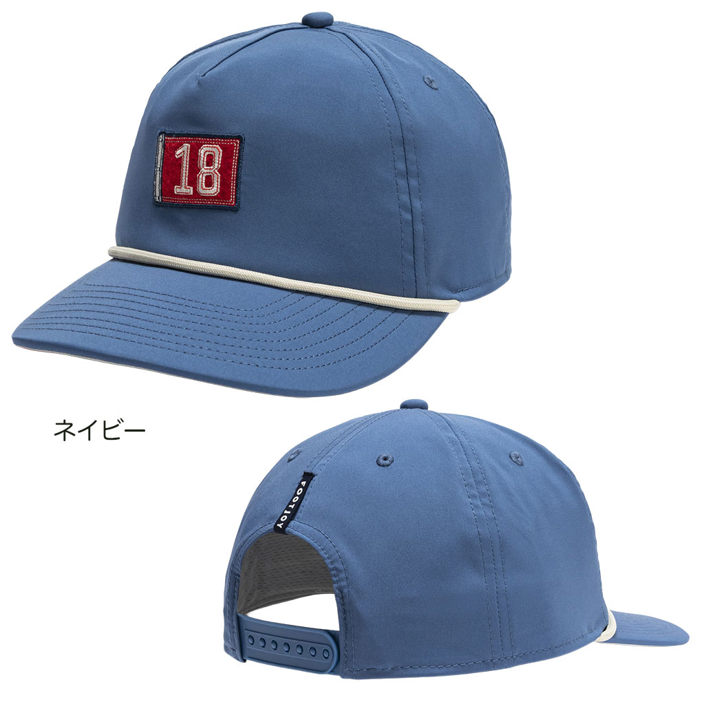 フットジョイ 5パネルロープキャップ メンズ ゴルフ 帽子 FOOTJOY 2026春夏モデル 日本正規品