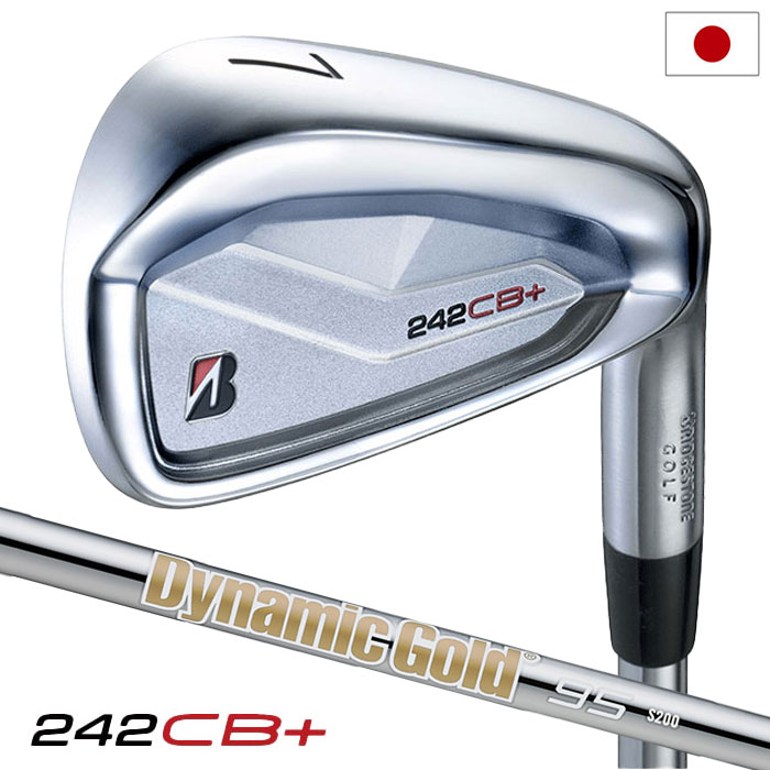 BS ブリヂストンゴルフ 242CB+ アイアン 6本セット(#5〜9、PW) メンズ 右用 Dynamic Gold 95 スチールシャフト 日本正規品 2024年モデル