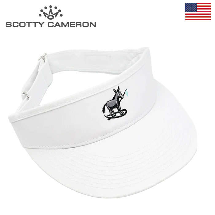 Rakuten - 限定レア スコッティキャメロン SCOTTY CAMERON ドンキーサーフ Surf Donkey サンバイザー メンズ 帽子 USA直輸入品 並行輸入
