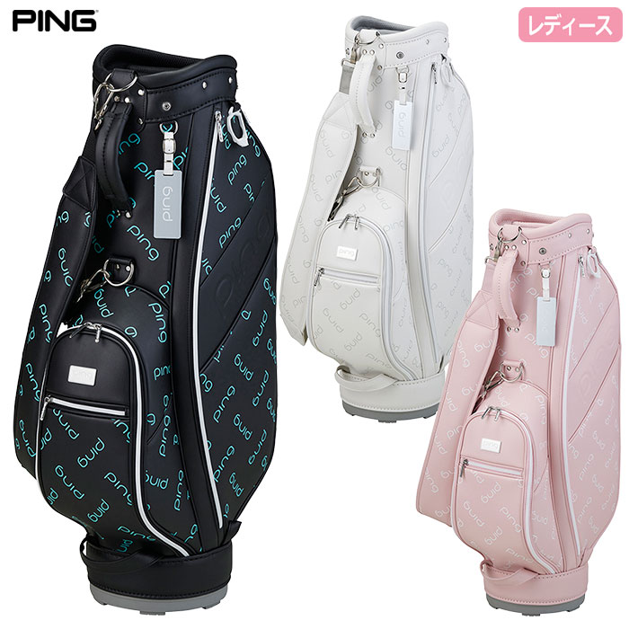 品番：CB-L2503 素材：合成皮革(PU) サイズ：8.5型 重量：約3.4kg 口枠：5分割 カラー：オフホワイト、ブラック/ミント、ピンク 関連商品PING ピン CB-U2504 オーセンティックカート 9型 キャデ...PING ピン CB-U2502 ソフトPU 9.5型 キャディバッグ...PING ピン CB-L2504 カジュアル 8.5型 レディース カ...38,500円38,500円30,800円PING ピン CB-L2601 パフィー レディース キャディバッグ...PING ピン CB-L2504 カジュアル 8.5型 キャディバッグ...PING ピン キャディバッグ CB-N2506 MR.PINGライダ...31,900円30,800円42,240円PING ピン キャディバッグ CB-U2501 ピンツアーシャフト ...PING ピン CB-U2502 ソフトPU キャディバッグ 9.5型...PING ピン キャディバッグ CB-U2504 オーセンティックカー...44,000円30,800円30,800円※パソコンやスマホによっては実際の色と多少異なる場合があります。 製品仕様 ・モノグラムデザインが華やかさと女性らしさを演出するシリーズ ・pingロゴモノグラムが入った高級感のあるデザイン ・アンブレラリング付き ・サイドにエンボスロゴ入り ・女性らしいシルバーチャーム付き 品番：CB-L2503 素材：合成皮革(PU) サイズ：8.5型 重量：約3.4kg 口枠：5分割 カラー：オフホワイト、ブラック/ミント、ピンク