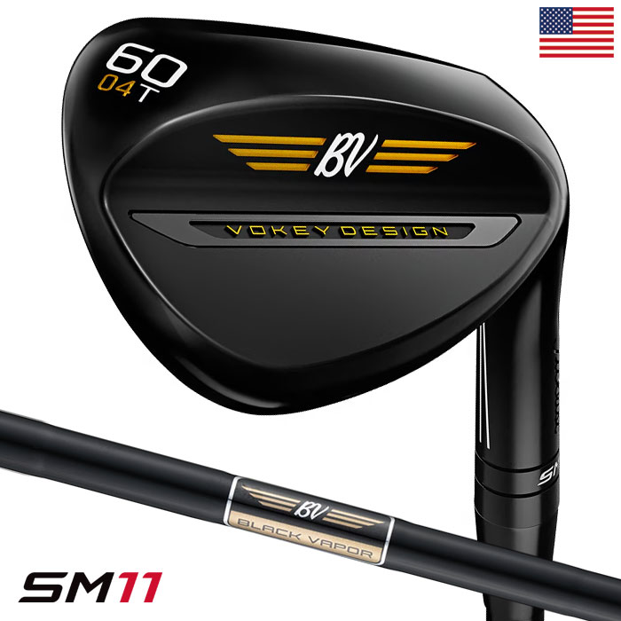 【エントリーで抽選 最大10万ポイント】タイトリスト 限定モデル Vokey SM11 ウェッジ メンズ 右用 ダイナミックゴールド オニキス スチール 2026年モデル ゴルフクラブ USA直輸入品 並行輸入