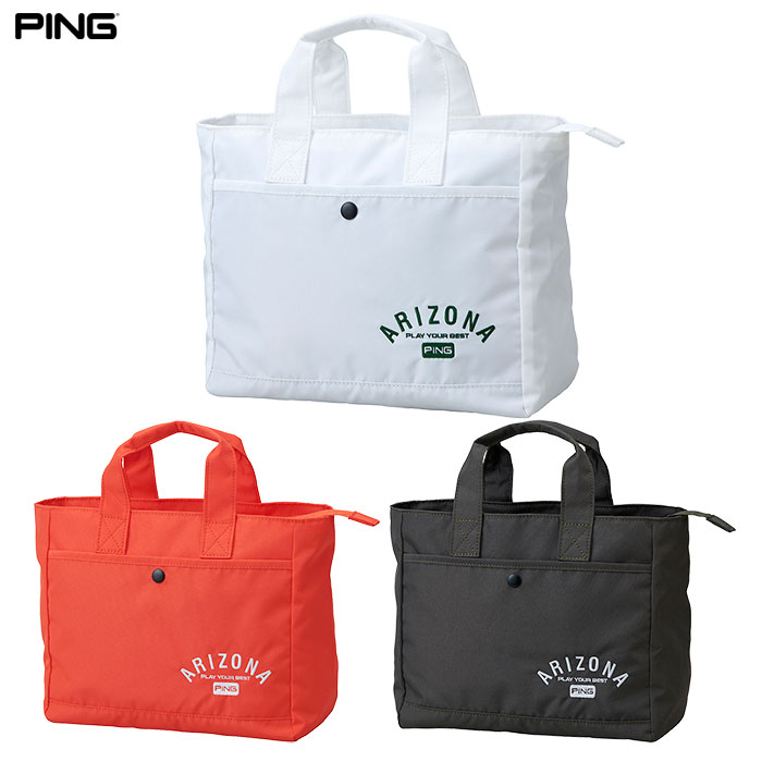 品番：GB-U2503 素材：ポリエステル サイズ：W-29、H-25、D-14(cm) 重量：約220g カラー：ホワイト、ダークオレンジ、フォレスト 関連商品PING ピン GB-L2509 モノグラムラウンドトート レディース...PING ピン GB-U2503 アリゾナカジュアルラウンドトート バ...ピン PING GB-U2503 アリゾナカジュアルラウンドトート ゴ...7,040円7,040円7,040円PING ピン GB-L2509 モノグラムラウンドトート ゴルフ ラ...PING ピン GB-L2518 カジュアルトート ゴルフ 2025年...PING ピン GB-L2518 カジュアルラウンドトート レディース...7,040円6,160円6,160円PING ピン GB-L2518 カジュアルラウンドトート レディース...PING ピン GB-U2603 アーバンミリタリーミニトート バッグ...ピン PING GB-L2513 メッシュトート ゴルフ ラウンドバッ...6,160円8,800円8,800円※パソコンやスマホによっては実際の色と多少異なる場合があります。 製品仕様 ・発色の良い素材感とARIZONAロゴが特徴のカジュアルシリーズ ・アウターにボタン付き差し込みポケット、インナーにZIP付きポケットと2か所の差し込みポケットがあり収納力抜群のラウンドトート 品番：GB-U2503 素材：ポリエステル サイズ：W-29、H-25、D-14(cm) 重量：約220g カラー：ホワイト、ダークオレンジ、フォレスト