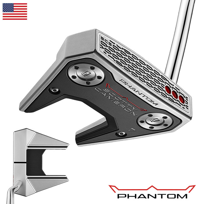 【エントリーでポイント合計10倍】 スコッティキャメロン PHANTOM 7 パター メンズ 右用 SCOTTY CAMERON 2026年モデル USA直輸入品 並行輸入 ゴルフクラブ