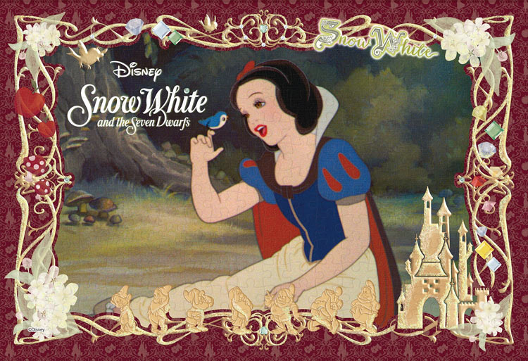 ジグソーパズル Snow White and the Seven Dwarfs（白雪姫） (白雪姫) 300ピース エポック社 EPO-73-008 パズル デコレーション パズデコ Puzzle Decoration 布パズル ギフト プレゼント