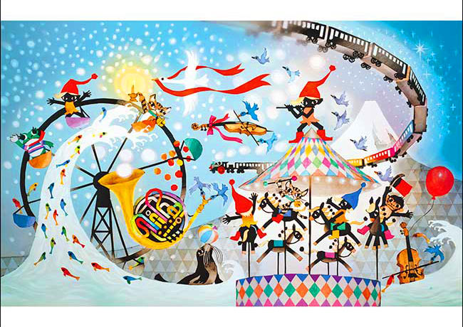 Illustration - ジグソーパズル ドリーム (藤城清治) 500ピース アップルワン APP-500-295 パズル Puzzle ギフト 誕生日 プレゼント